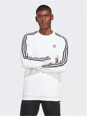 Adidas Mikina Adicolor Classics 3-Stripes Crew Sweatshirt IA4862 Bílá Regular Fit