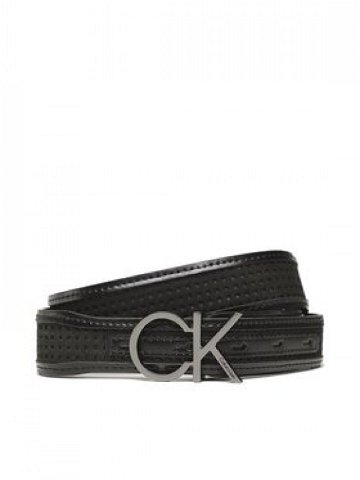 Calvin Klein Dámský pásek Re-Lock Insert 3 Cm Perf Belt K60K610497 Černá