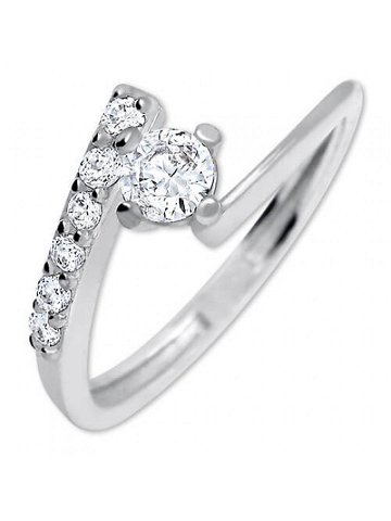 Brilio Silver Pěkný zásnubní prsten 426 001 00435 04 58 mm