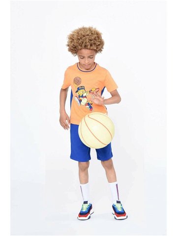 Dětské tričko Marc Jacobs oranžová barva s potiskem