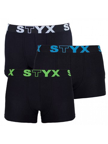 3PACK pánské boxerky Styx sportovní guma vícebarevné G9606162 XL