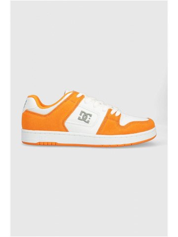 Sneakers boty DC Manteca oranžová barva ADYS100766