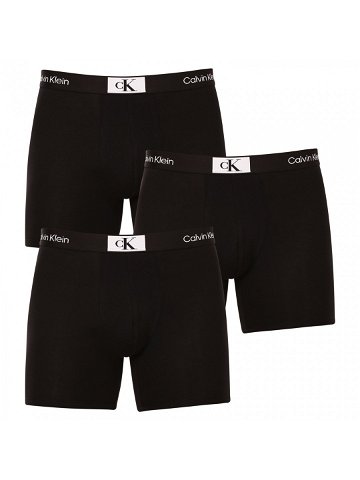 3PACK pánské boxerky Calvin Klein černé NB3529A-UB1 M