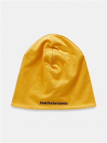 Čepice peak performance jr progress hat žlutá none
