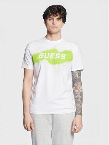 Guess T-Shirt Z3GI15 J1314 Bílá Slim Fit