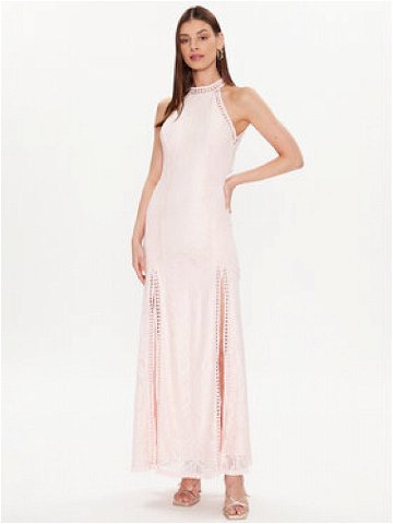 Guess Večerní šaty Sunset W2YK96 K3I20 Růžová Slim Fit