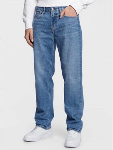 Calvin Klein Jeans Jeansy J30J323069 Modrá Straight Fit