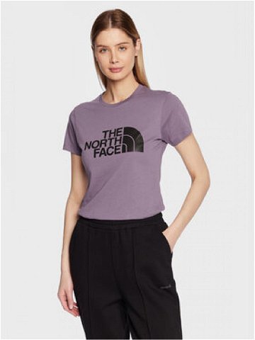 The North Face T-Shirt Easy NF0A4T1Q Fialová Regular Fit
