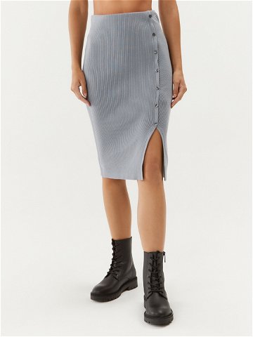 Calvin Klein Jeans Pouzdrová sukně J20J221128 Šedá Slim Fit