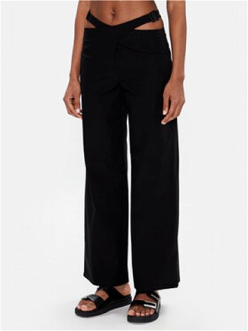 Calvin Klein Jeans Kalhoty z materiálu J20J221069 Černá Regular Fit
