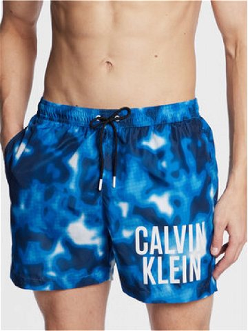Calvin Klein Swimwear Plavecké šortky KM0KM00795 Modrá Regular Fit