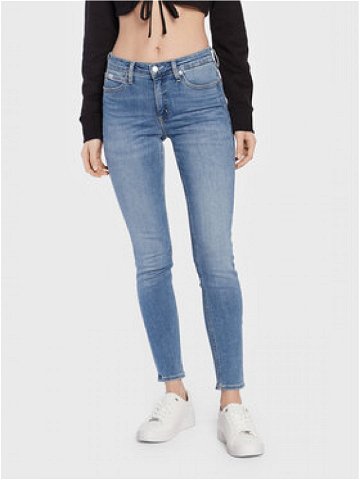 Calvin Klein Jeans Jeansy J20J220617 Modrá Skinny Fit