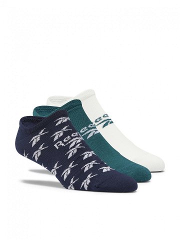 Reebok Kotníkové ponožky Unisex Classics Invisible Socks 3 Pairs H47529 Zelená