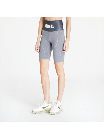 Nike Sportswear Circa High-Rise Bike Shorts Medium Ash Heather White Pearl White