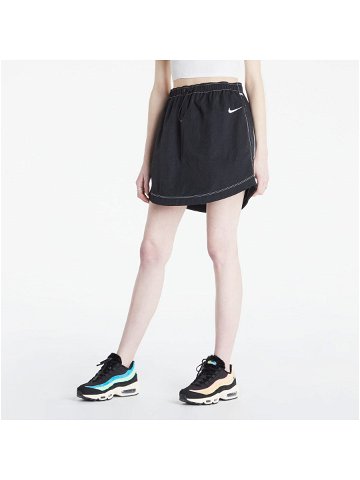 Nike Sportswear Swoosh Women s Woven High-Rise Skirt Black
