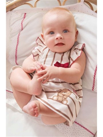 Kojenecká sukýnka Mayoral Newborn béžová barva mini áčková