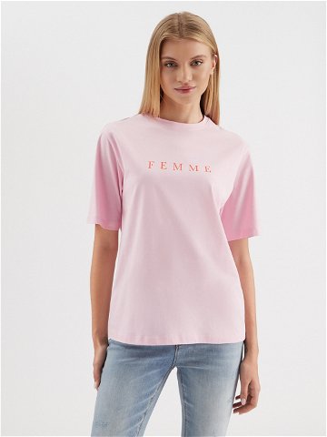 Selected Femme T-Shirt 16085609 Fialová Loose Fit