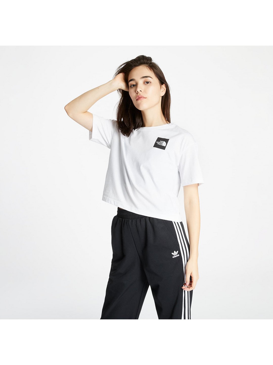 The North Face Cropped Fine Tee Tnf White